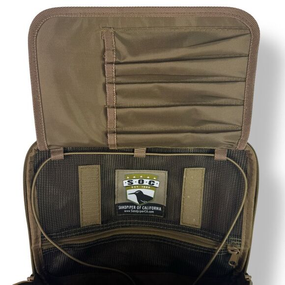 Sandpiper of California SOC Hanging Toiletry Bag Tactical Military Coyote Brown - Picture 9 of 12